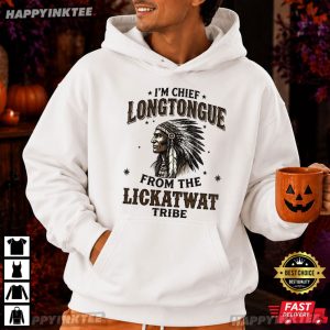Chief Long Tongue Joke Dirty Humor Adult Western T Shirt (1)