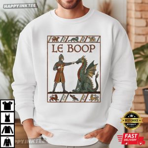 Le Boop Dragon Knight Medieval Fantasy Gift for Book Lovers T Shirt (1)