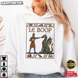 Le Boop Dragon Knight Medieval Fantasy Gift for Book Lovers T Shirt (2)