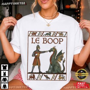 Le Boop Dragon Knight Medieval Fantasy Gift for Book Lovers T Shirt (4)