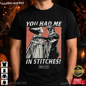 You Had Me In Stitches Frankenstein Bride Monster Halloween T Shirt (2)