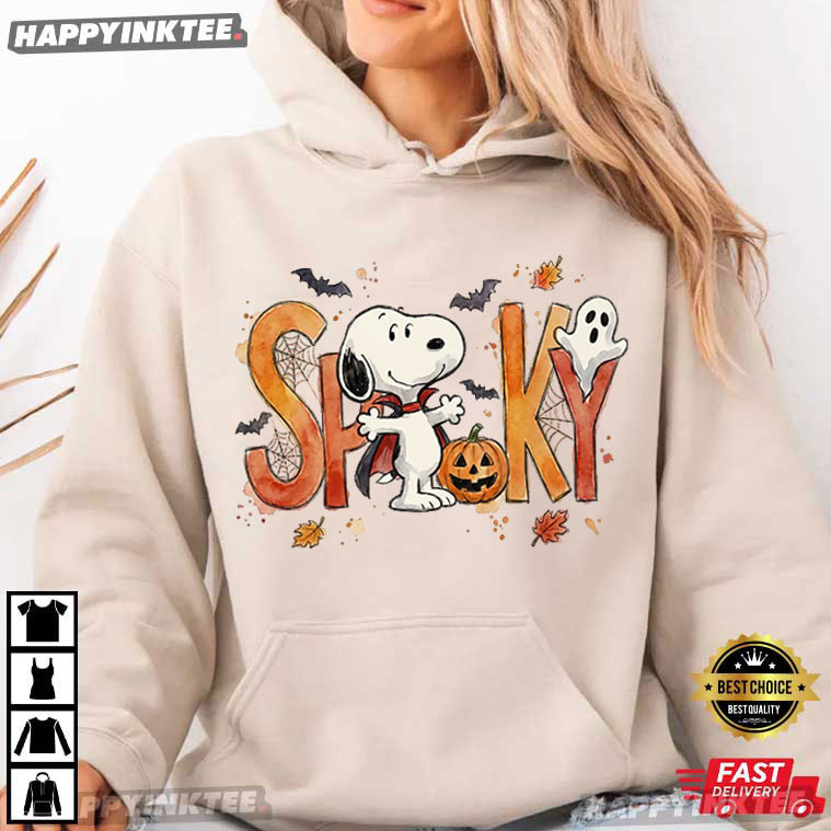 Dracula Snoopy Spooky Halloween Autumn Gift T-Shirt Dracula Snoopy Spooky Halloween Autumn Gift T-Shirt