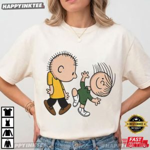 Peanuts Linus Lucy Retro Cartoon Music T Shirt (4)