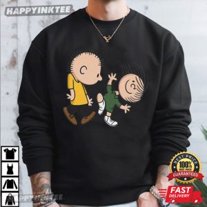 Peanuts Linus Lucy Retro Cartoon Music T Shirt (2)