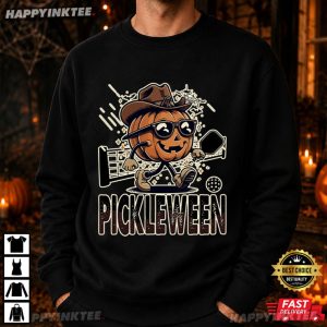 Pickleween Halloween Spooky Season Pickleball Player Gift T Shirt (1)