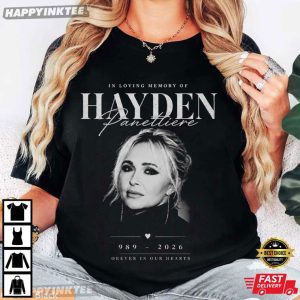 Hayden Panettiere In Loving Memory Tribute Forever In Our Hearts Gift T Shirt (2)