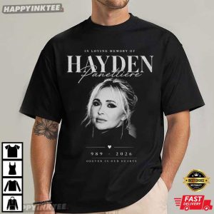 Hayden Panettiere In Loving Memory Tribute Forever In Our Hearts Gift T Shirt (3)