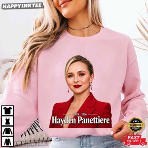 Hayden Panettiere 1989 2026 Remembrance Gift Memorial T Shirt (1)