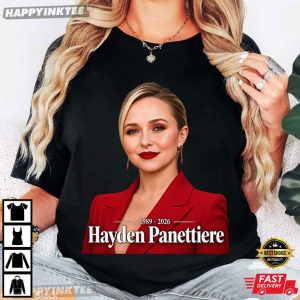 Hayden Panettiere 1989 2026 Remembrance Gift Memorial T Shirt (3)