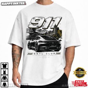 Porsche 911 Drive Study Repeat Racing Sport Car T Shirt (4)