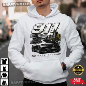 Porsche 911 Drive Study Repeat Racing Sport Car T Shirt (2)