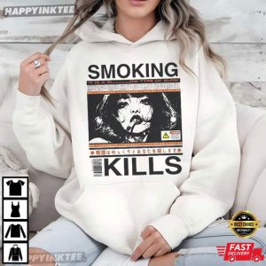 Smoking Kills Cigarette Manga Style Graphic Streetwear T Shirt (3)