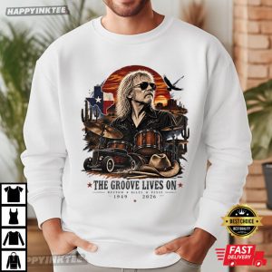 Frank Beard The Groove Lives On Texas Rock Drummer Memorial T Shirt (2)