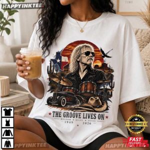 Frank Beard The Groove Lives On Texas Rock Drummer Memorial T Shirt (3)