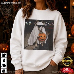 Goat Ghost Pumpkin Funny Trick or Treat Halloween Gift T Shirt (1)