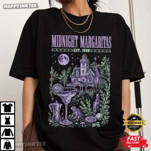 Midnight Margaritas Spooky Halloween Witch Practical Magic T Shirt (4)