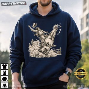 Cerveza Cowboy Rodeo Western Beer Lover Drinking Gift T Shirt (2)