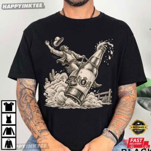 Cerveza Cowboy Rodeo Western Beer Lover Drinking Gift T Shirt (3)