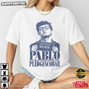 Pablo Pledge Escobar College Fraternity Satire Mugshot Graphic T Shirt (4)