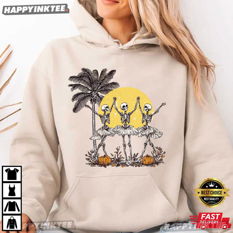 Skeleton Ballet Dancing Tropical Funny Halloween Gift T-Shirt Skeleton Ballet Dancing Tropical Funny Halloween Gift T-Shirt