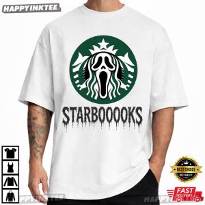 Starbooooks Coffee Lover Spooky Season Halloween Gift T Shirt (4)