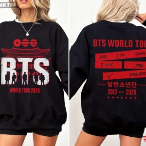BTS Arirang World Tour 2026 Kpop Fan T Shirt (4)