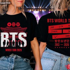BTS Arirang World Tour 2026 Kpop Fan T Shirt (3)