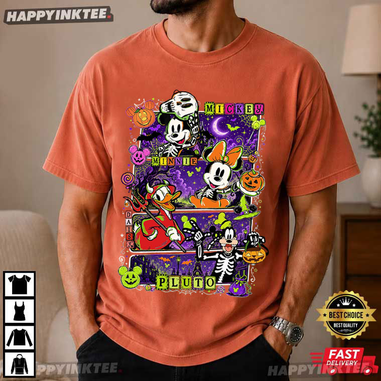 Mickey Minnie Daisy Pluto Funny Halloween Gift T-Shirt Mickey Minnie Daisy Pluto Funny Halloween Gift T-Shirt