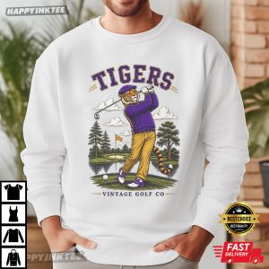 LSU Tigers Vintage Golf Co Gameday T Shirt (1)