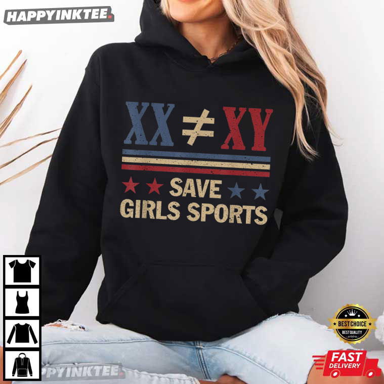 XX Does Not Equal XY Save Girls Sports T-Shirt XX Does Not Equal XY Save Girls Sports T-Shirt