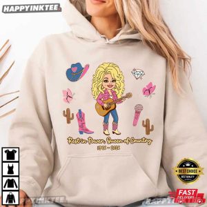 Dolly Parton Rest In Power Queen Of Country 1946 2026 Memorial T Shirt (1)