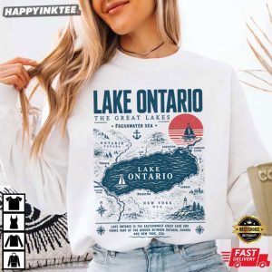Lake Ontario The Great Lakes Resist Canada Patriotic T Shirt (1)