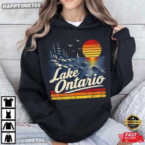 Lake Ontario The Great Lakes Sunset T Shirt (2)