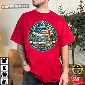 Lake America Previously Lake Ontario Great Lakes USA T Shirt (2)