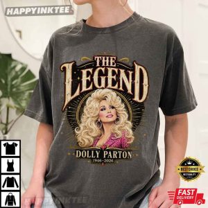 The Legend Dolly Parton 1946 2026 Memorial T Shirt (4)