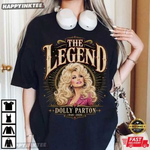 The Legend Dolly Parton 1946 2026 Memorial T Shirt (3)