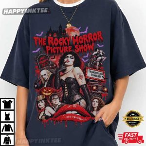 Vintage The Rocky Horror Picture Show Halloween Gift T Shirt (1)