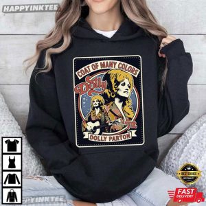 Dolly Parton Coat Of Many Colors Patchwork Quilt T Shirt (4)