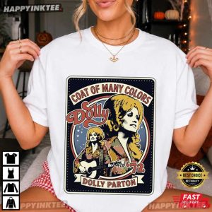Dolly Parton Coat Of Many Colors Patchwork Quilt T Shirt (2)