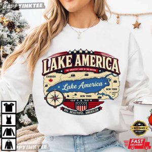 Lake America The Greatest Lake In The Nation Canada USA T Shirt (1)