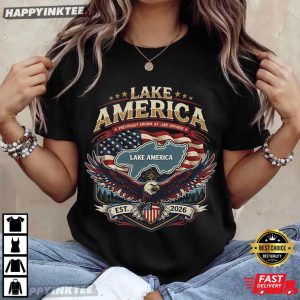 Lake America Previously Known As Lake Ontario American Pride Gift T Shirt (2)