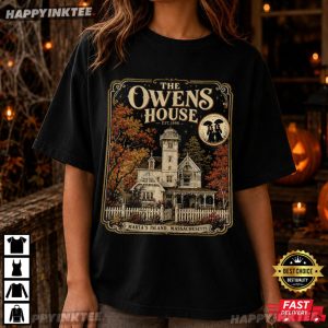The Owens House Maria's Island Massachusetts Halloween T Shirt (4)