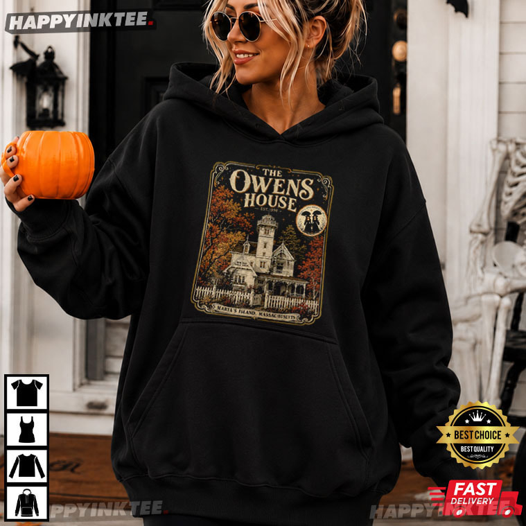 The Owens House Maria's Island Massachusetts Halloween T-Shirt The Owens House Maria's Island Massachusetts Halloween T-Shirt