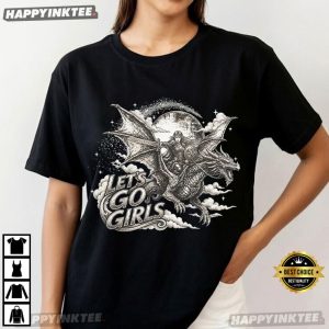 Let’s Go Girls Dragon Rider Feminist Empowerment T Shirt (4)