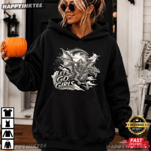 Let’s Go Girls Dragon Rider Feminist Empowerment T Shirt (2)