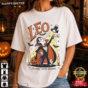 Leo Zodiac Vampire Halloween T Shirt (2)