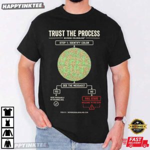 Trust The Process Reverse Colorblind Test Hidden Message T Shirt (3)