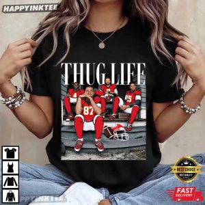 Thug Life Kansas City Chief Football Fan Gift T Shirt (4)