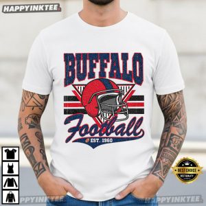 Buffalo Football Vintage Style Gift For Sport Fans T Shirt (3)