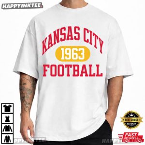 Kansas City Football 1963 Vintage Graphic Game Day T Shirt 2 (1)